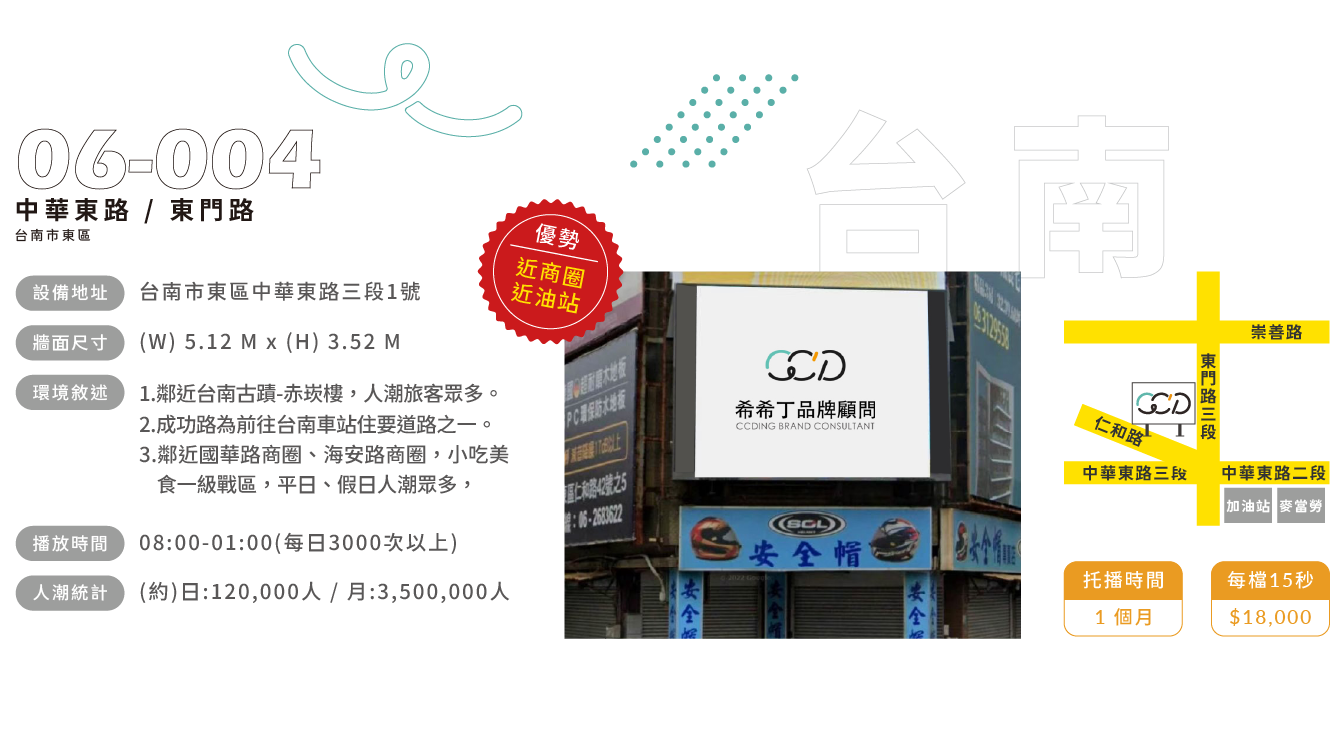 115.0417_CCDto LED電視牆_網頁_06-004 希希丁品牌顧問-戶外電視牆廣告-LED電視牆託播-LED路口電視牆-廣告看板上架-戶外廣告媒體-數位看板託播-路口電視牆廣告-南台灣廣告聯播-品牌曝光行銷-希希丁品牌顧問