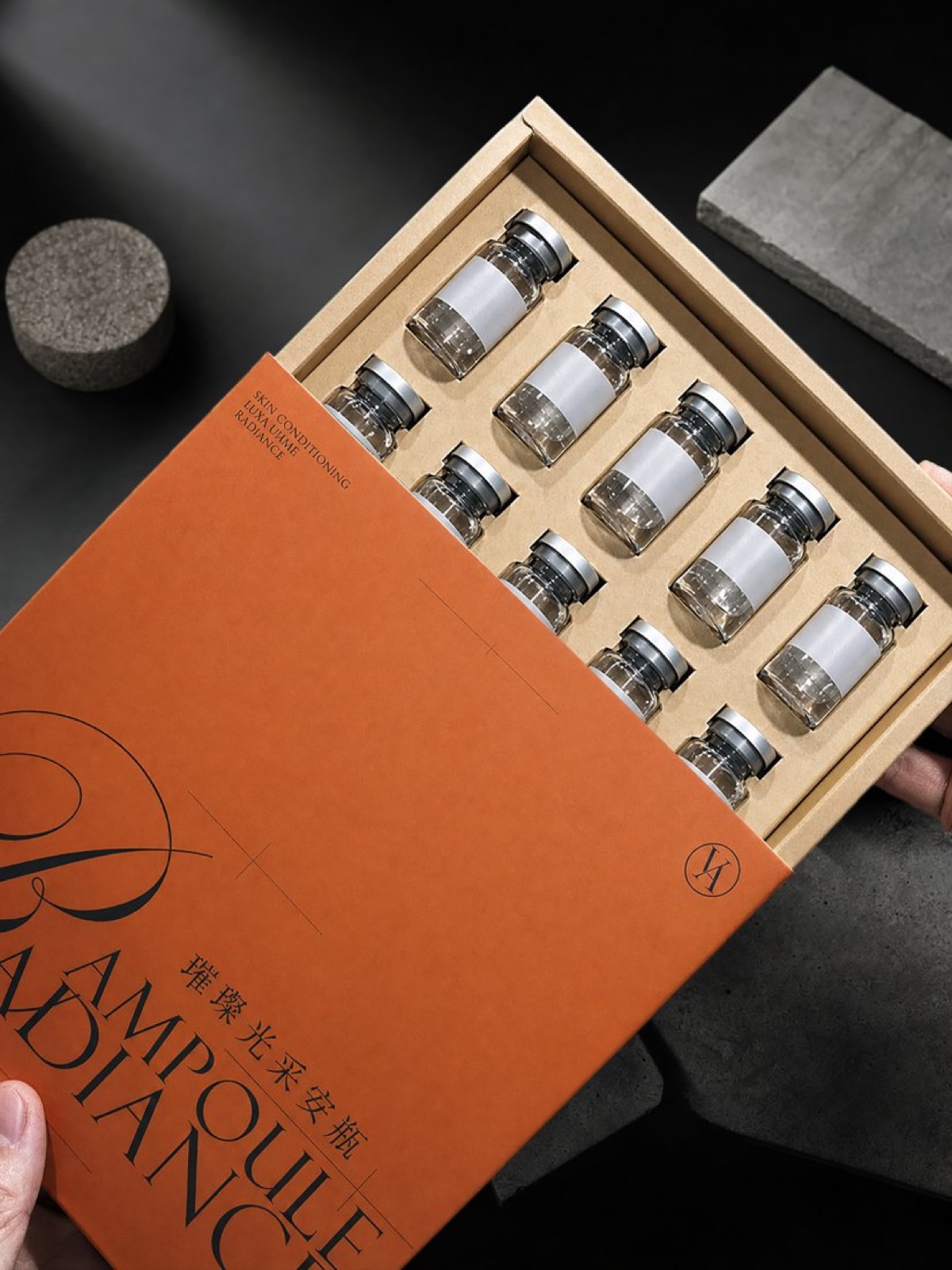 方形抽屜盒 換成 10 格內襯